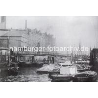 569_1885 Alte Aufnahme vom Altonaer Holzhafen (ca. 1885) | Grosse Elbstrasse - Bilder vom Altonaer Hafenrand.